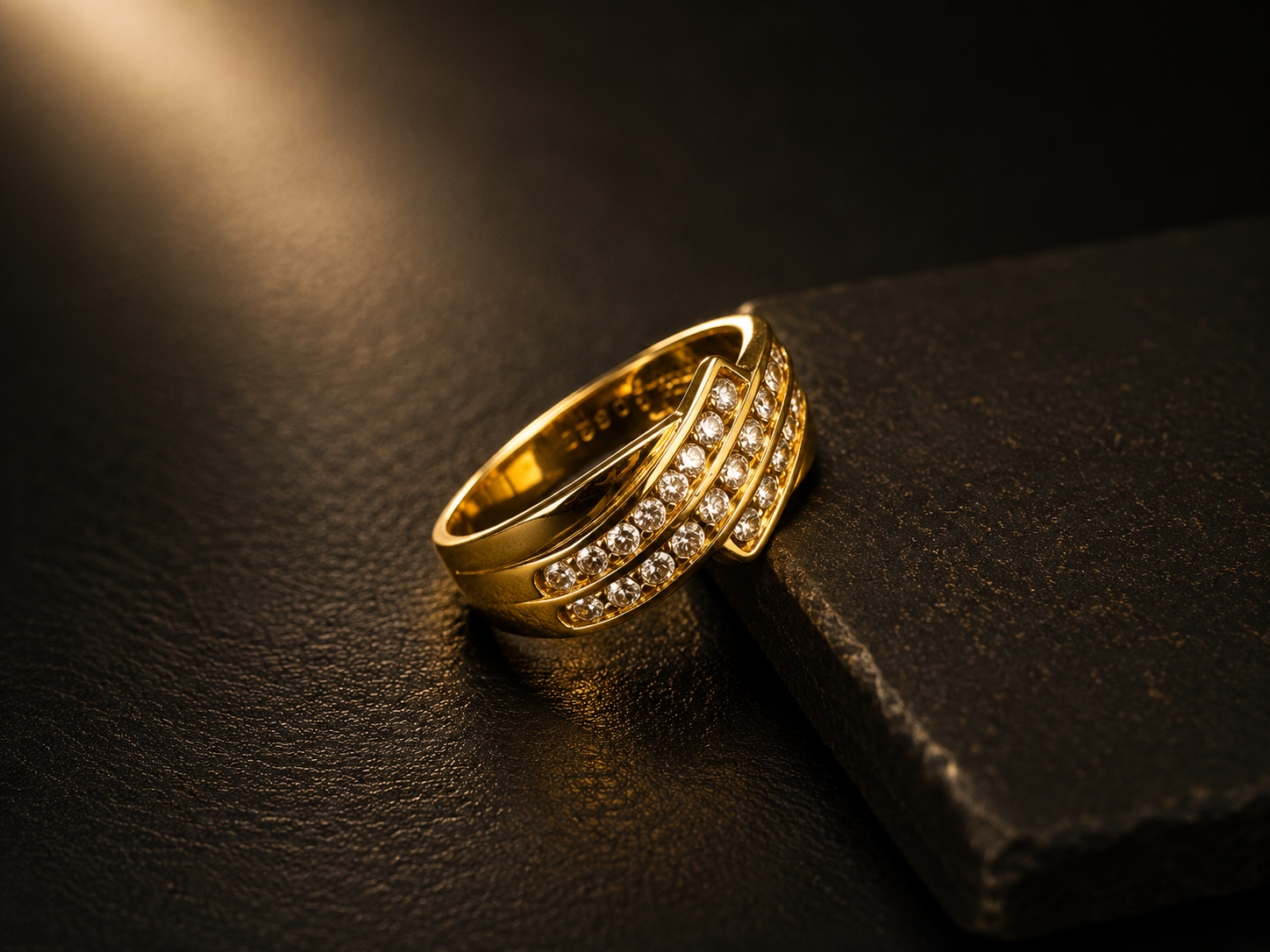 GOLD メレダイヤリングお買取りさせていただきました！