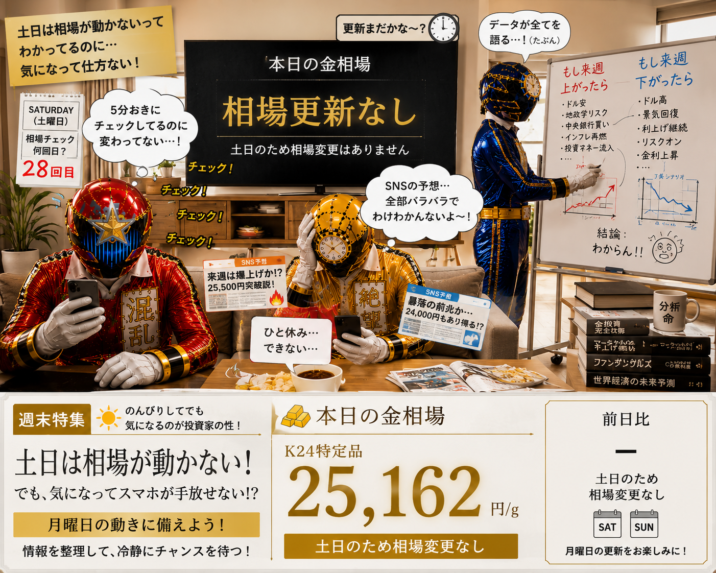 【土日は相場お休みです】でも心配は休んでくれません