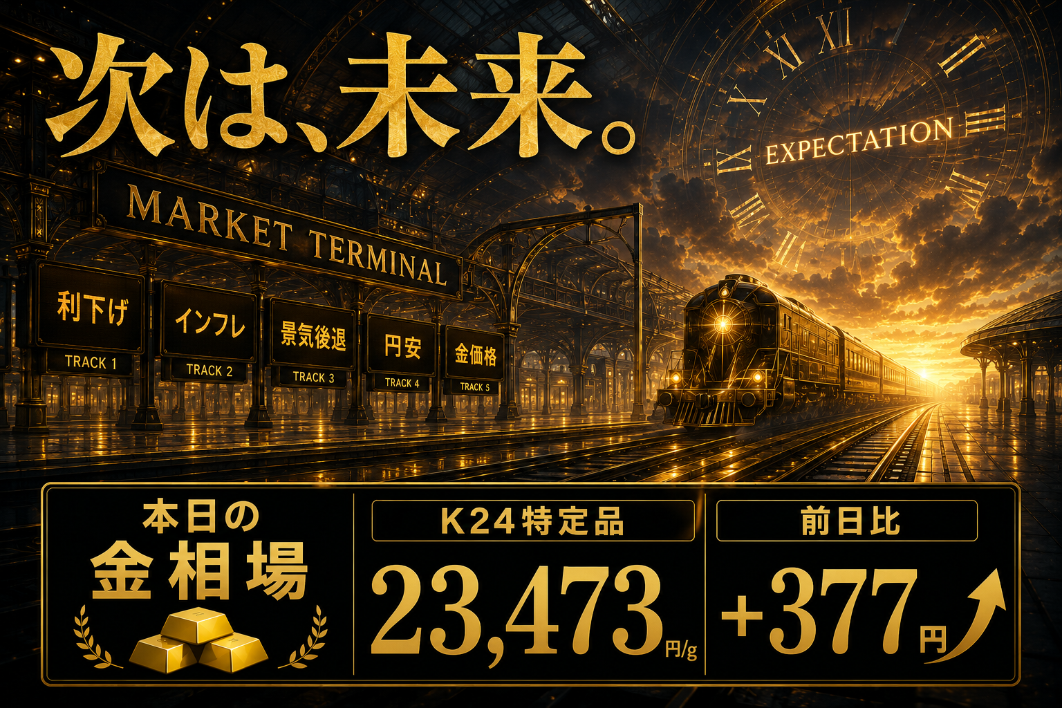 【市場は、未来を買っている。】