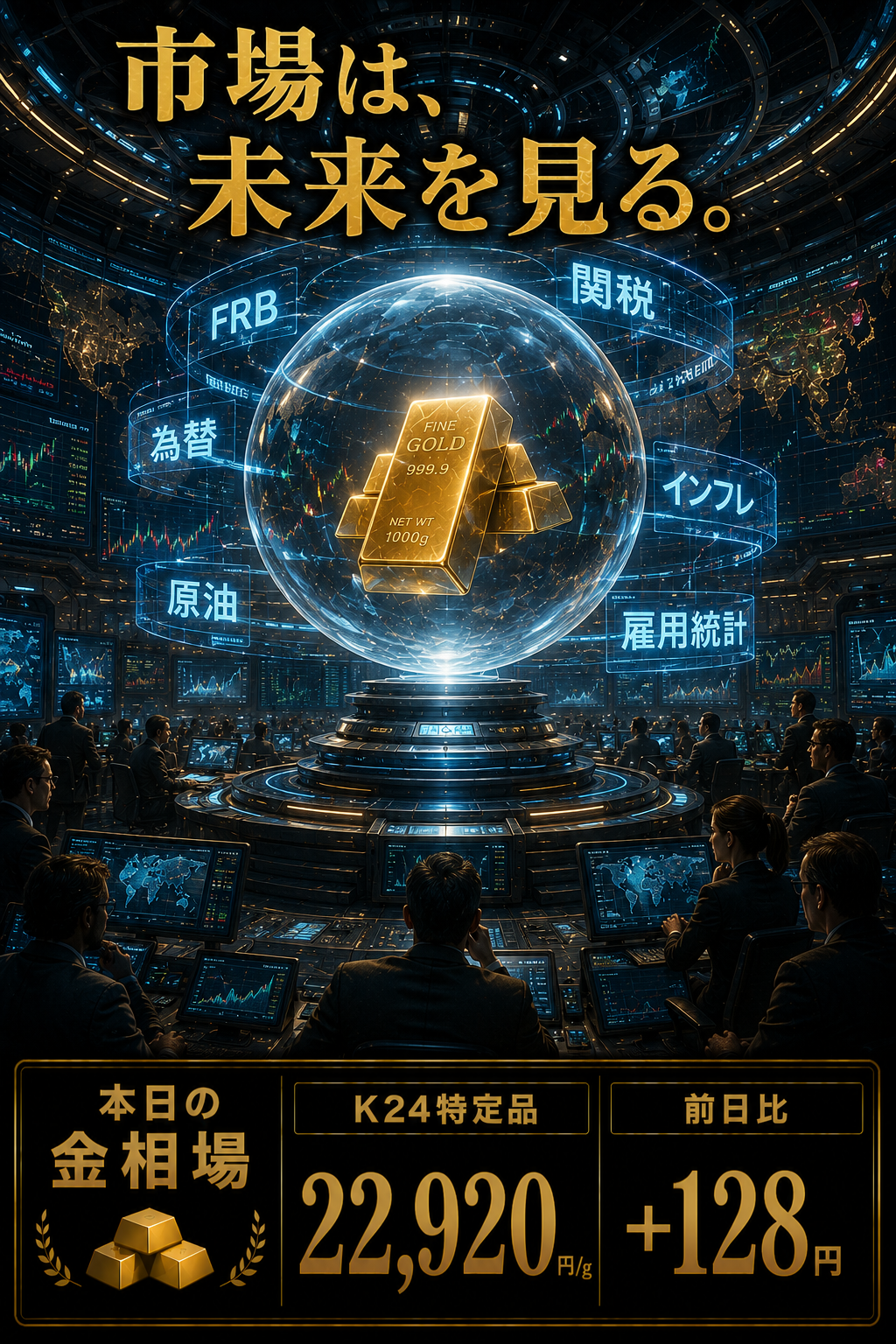 【市場は「期待」を先に買う。】
