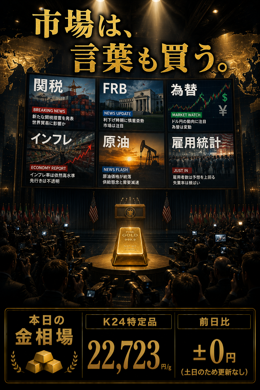 【市場は「数字」よりも「言葉」に反応する。】