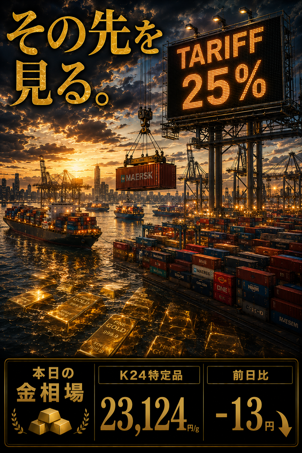 【「関税25％」のニュースで、市場は何を考えている？】