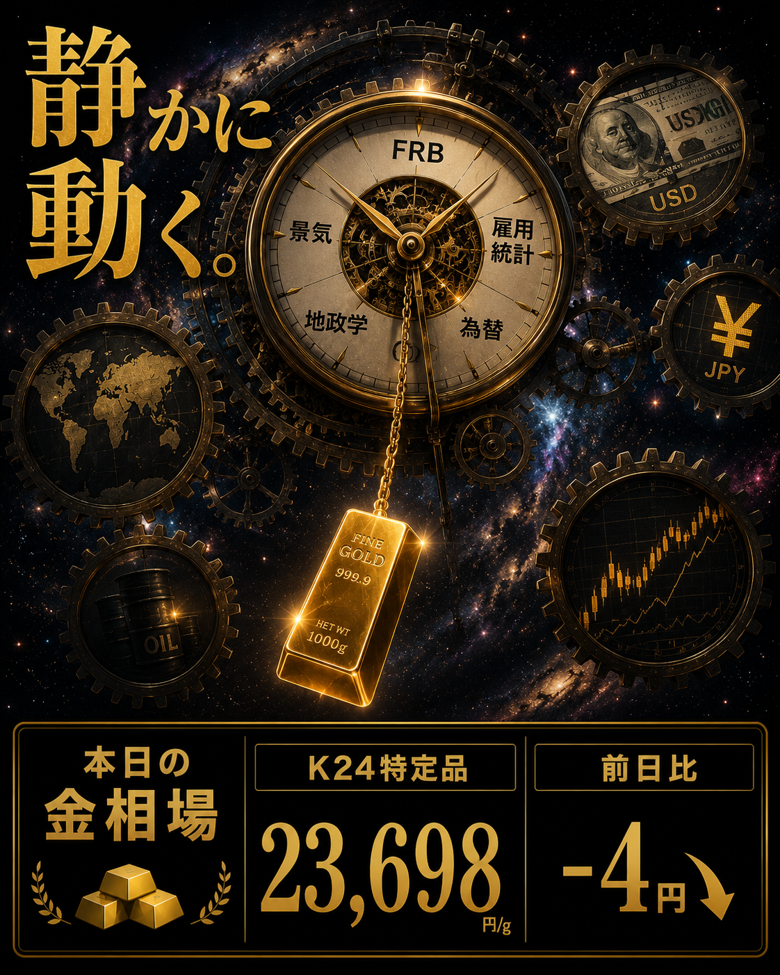 【たった4円。でも市場は止まっていない。】